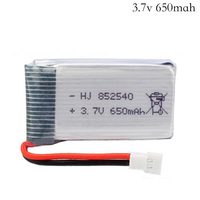 3.7V 650mAh 30C lipo battery For Syma X5C-1 X5C X5 X5SC X5SW X6SW H9D H5C LiDiRC L15FW RC Drone parts 852540 battery