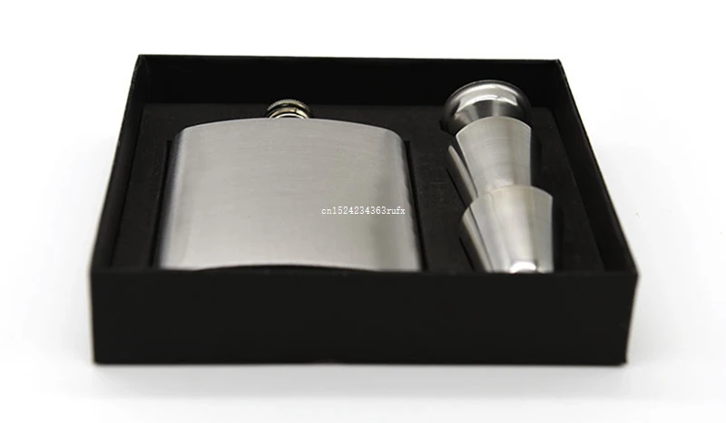 52pcs 7 oz Stainless Steel Hip Flask Men Carry Flagon Gift Set 7 oz Wine Bottle