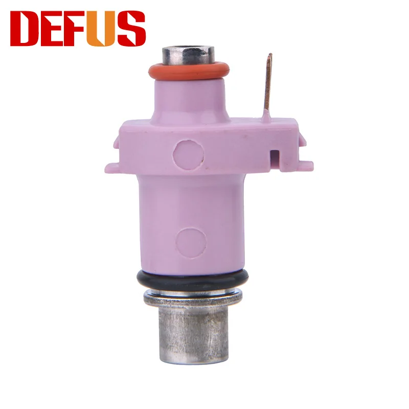 2X Motorcycle Fuel Injector 150CC/MIN 6 Holes Nozzle Fuel Injection Flow Valve Injectors Replacement Fuel System 140-150CC Pink