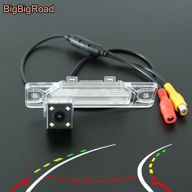 BigBigRoad For Renault Koleos / Fuga 2008-2014 / Cefiro 1999 -2003 Car Intelligent Dynamic Trajectory Tracks Rear View Camera