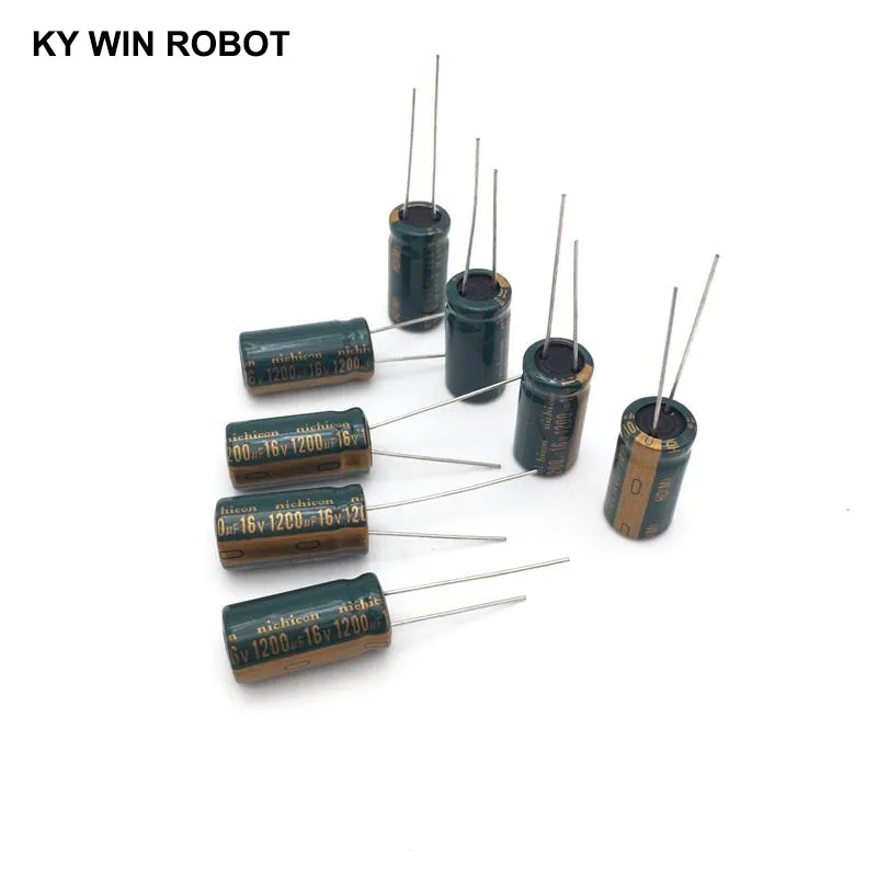 10 stücke aluminium-elektrolytkondensator 1200 uF 16 V 10*20mm frekuensi tinggi Radial Elektrolytischen kapasitor