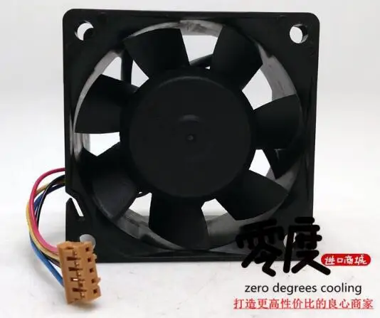 Wholesale:  12V Delta PFC0612DE 1.68A 6 cm 60*60*38 4 line double ball fan inverter