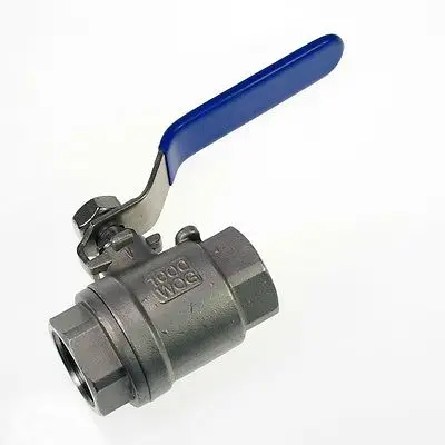 

(1)DN15 G1/2" Port Size Female Straight Full Port 304 Stainless Steel Ball Valve