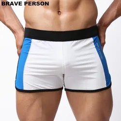 BRAVE PERSON Summer Hot Shorts Men Beachwear Shorts Men Sportwear Beach Board Shorts Smooth Soft Fabric Home Shorts Men Trunks