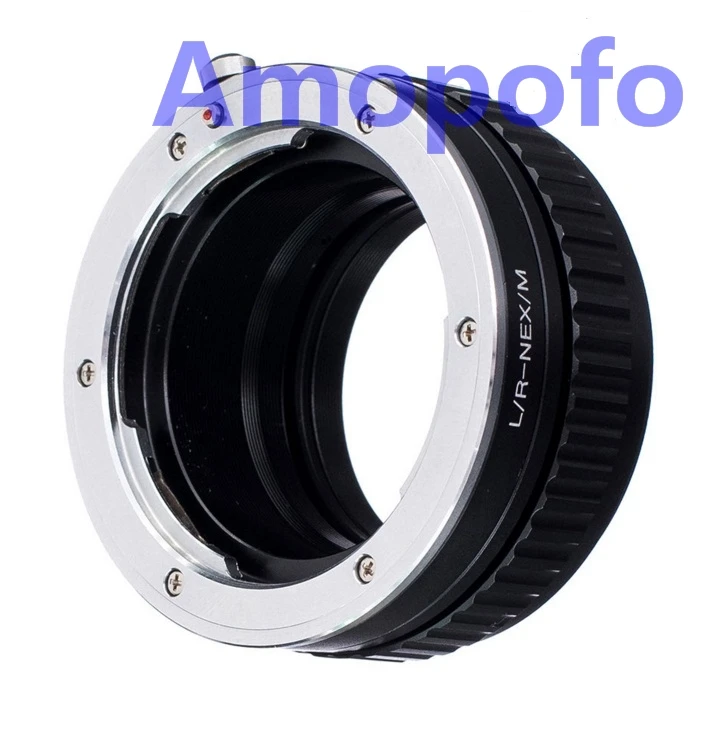 Amopofo LR-NEX/M Adapter for Leica R Lens Mount Lens to SonyE Mount Adapter NEX Macro Focusing Helicoid NEX-5C, NEX-C3, NEX-VG10