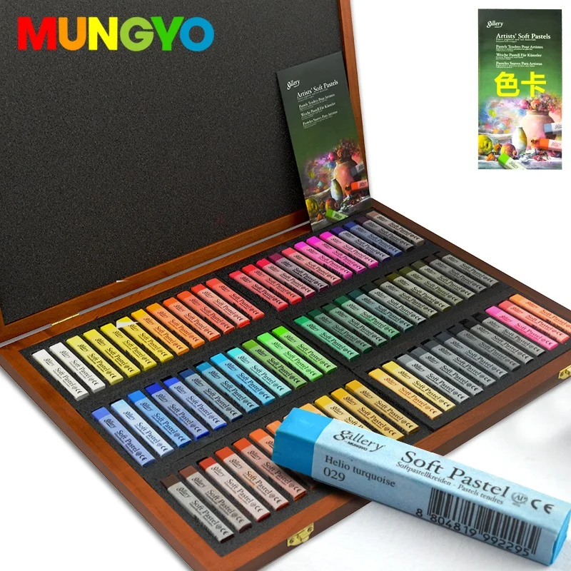 MUNGYO MPV  Gallery Artists soft pastel 72/48/36/24/12 colors  Colored Chalk DIY Hair dyed color make up ART