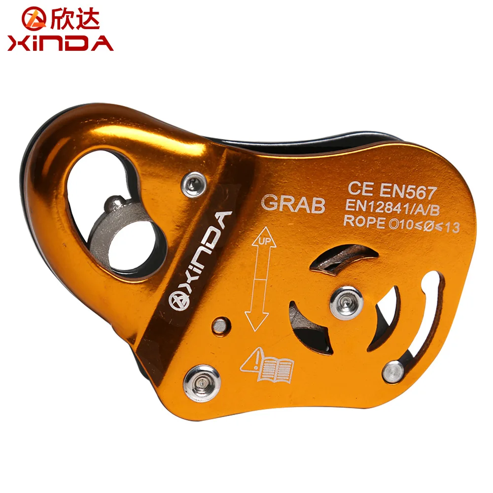 

XINDA Brand Rock Climb Asending & Descending Safety Equipment Removable Rope Gripper Automatic Lock Anti Fall Protctive Gear