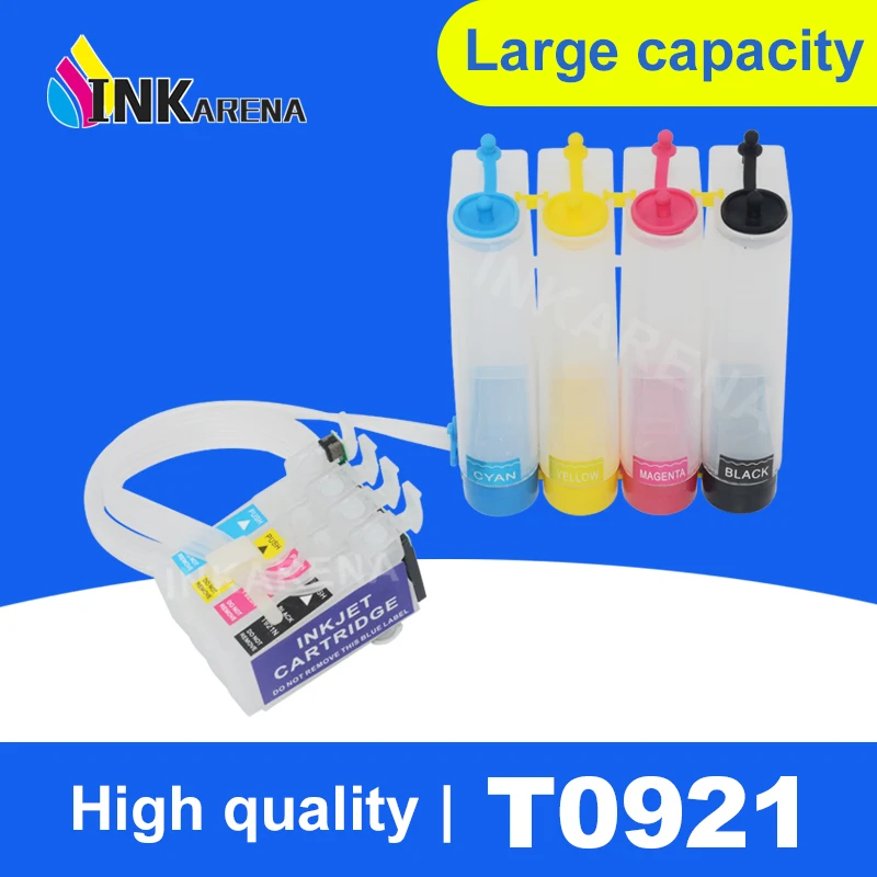 T0921N 92N T0921 Continuous Ink Supply System CISS for Epson Stylus T26 T27 TX106 TX117 TX119 TX109 C91 CX4300 Printer