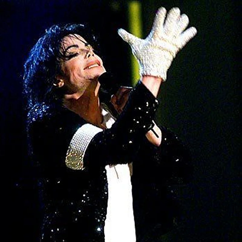 

Plus SIze 4XL MICHAEL JACKSON BILLIE JEAN SEQUIE JACKET GLOVE MJ COSTUME FOR GIFT PERFORMANCE IN 1990S