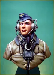 X-053  bomber pilot Unassembled Sculpture for Hobbyists