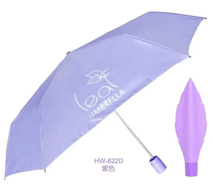 

100X creative Leaf umbrella cute solar umbrellas,Novelty gift, romantic umbrella