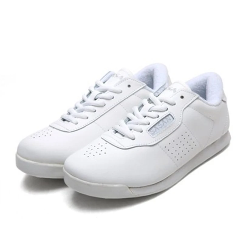 SASAN-zapatos blancos de entrenamiento aeróbico para hombre y mujer, calzado de baile de competición, venta al por mayor, 8880