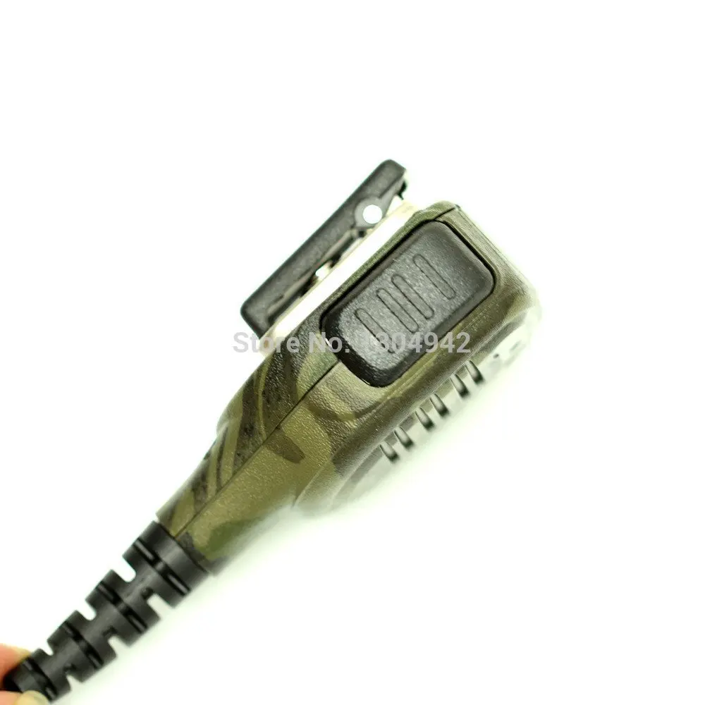 New Heavy Duty Vai Từ Xa Loa Mic Microphone PTT 2pin cho Đài Phát Thanh Kenwood