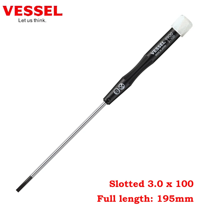 Original Japan Vessel No.9900E Micro Screwdriver for Repairing Laptop Camera Glasses Ultra Precision Small Screws