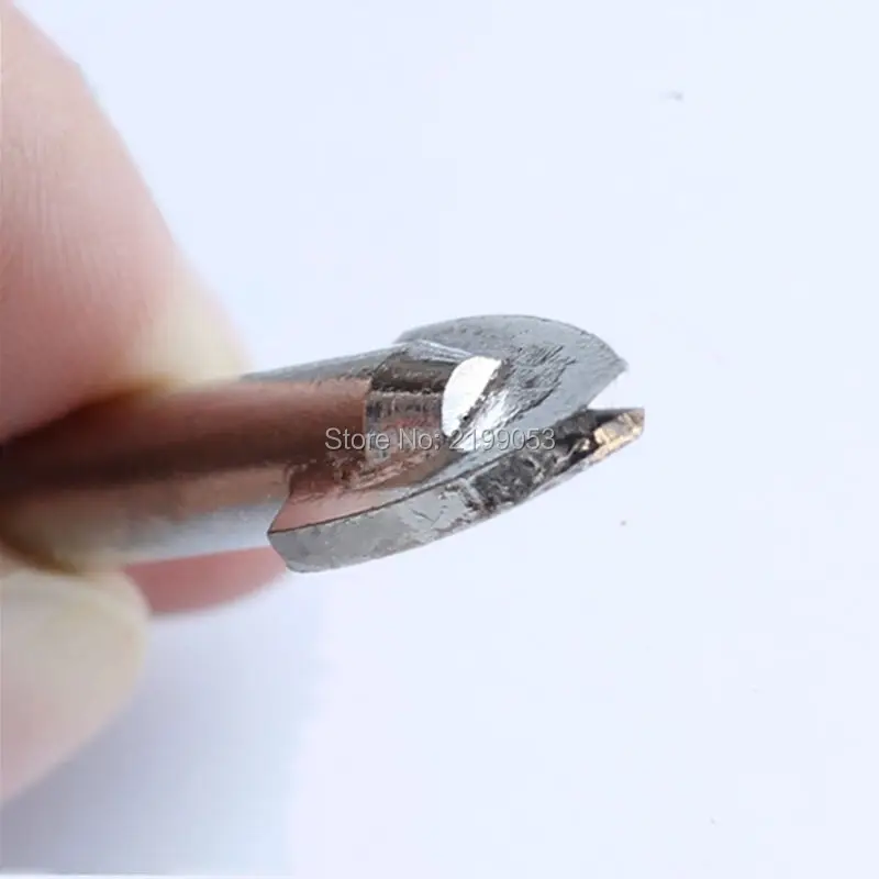 5 sztuk/partia wiertło z węglika wolframu piła do otworów spear głowy wiertło płytka szklana ceramiczne wiertła bity 3 ~ 16mm trwałe w użyciu