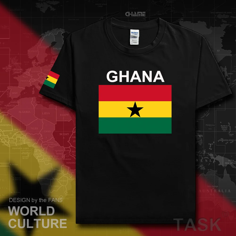 Ghana Ghanaian men t shirt fashion 2017 jerseys nation tshirt team 100% cotton t-shirt gyms clothing tee country sporting GHA GH