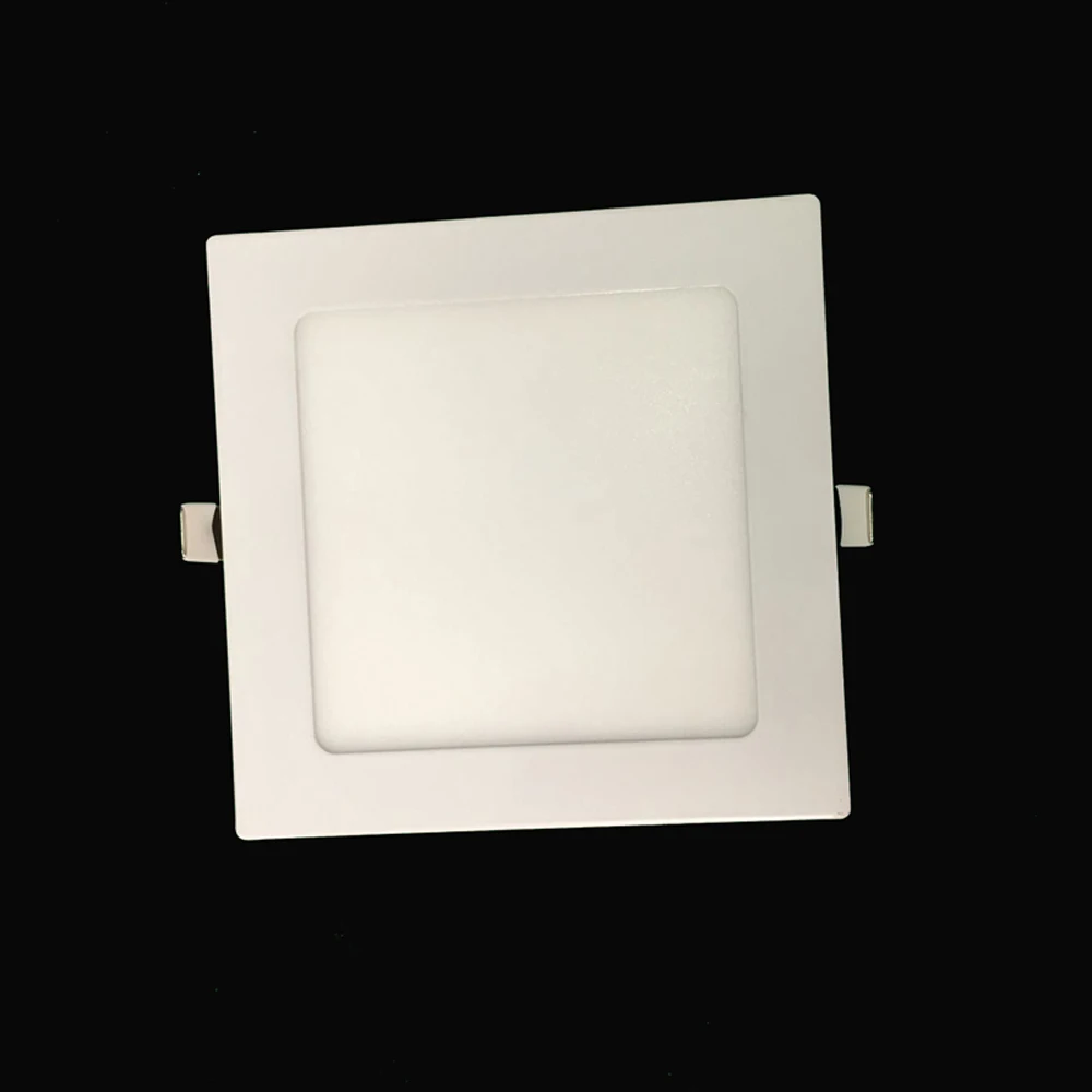 Ultra Thin LED Panel Downlight 3W 6W 9W 12W15W 18W Round/ Square LED Ceiling Recessed Light AC85-265V LED Panel Light bulb