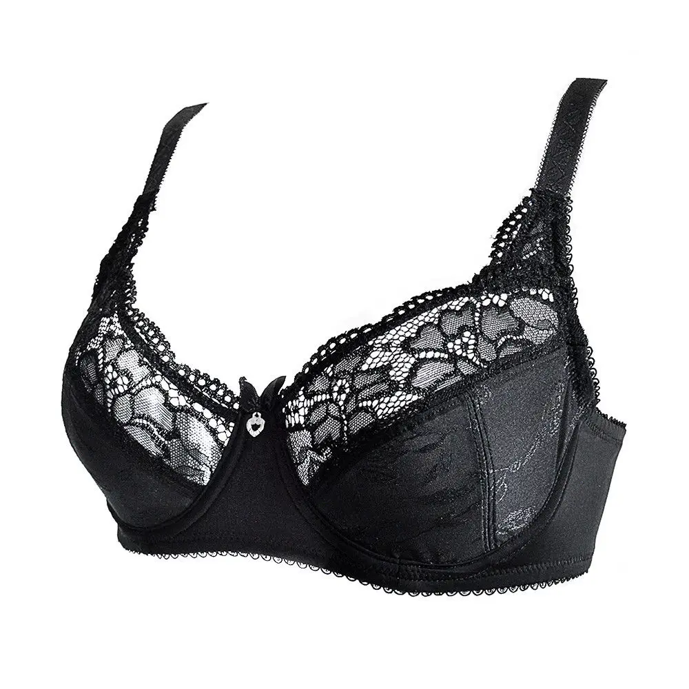 NEW 75 80 85 90 95 100 105 A B C D E F G Bra Sexy Lingerie Lace Bralette Bras For Women Big Size Underwire Underwear Black White