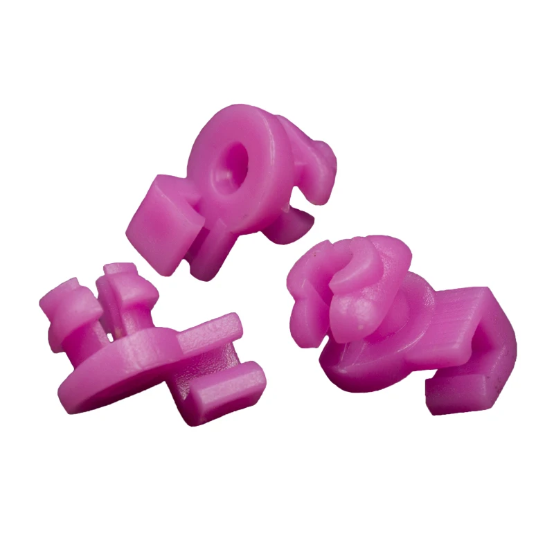 KE LI MI Pink Door Lock Latch Rod Size Clip Nylon Retainer For Auto Car Vehicle Fastener Clips