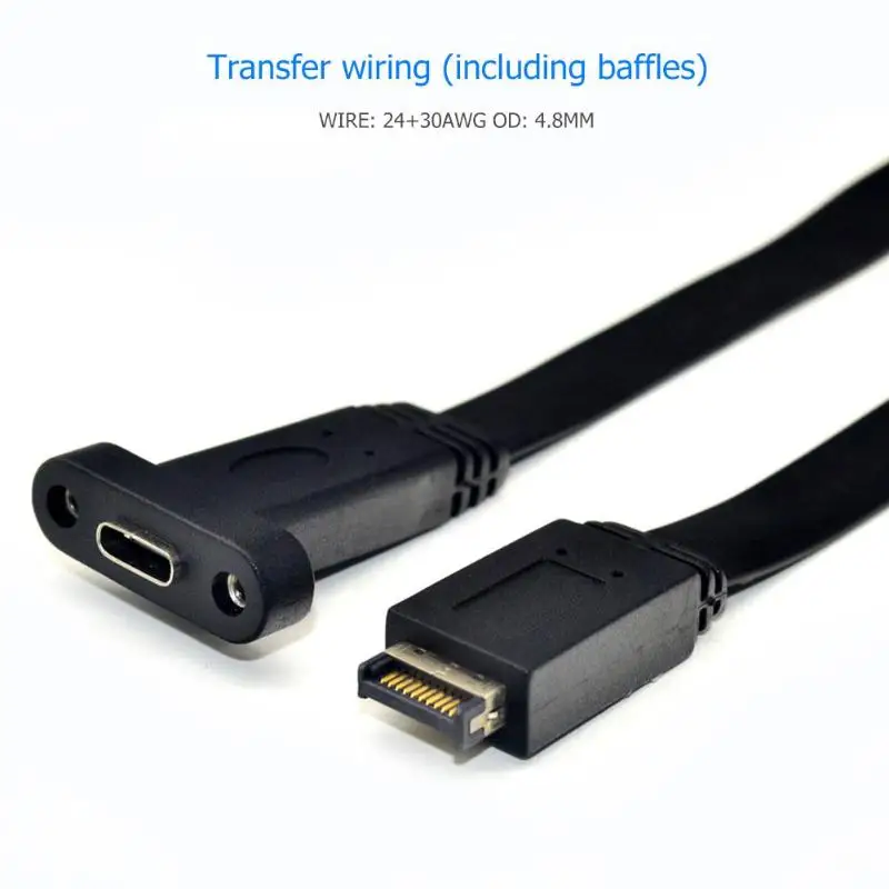 새로운 USB 유형 C 여성 확장 케이블 변환기 3.5mm 여성 남성 USB C-USB-C 여성 컴퓨터 마더 보드 커넥터