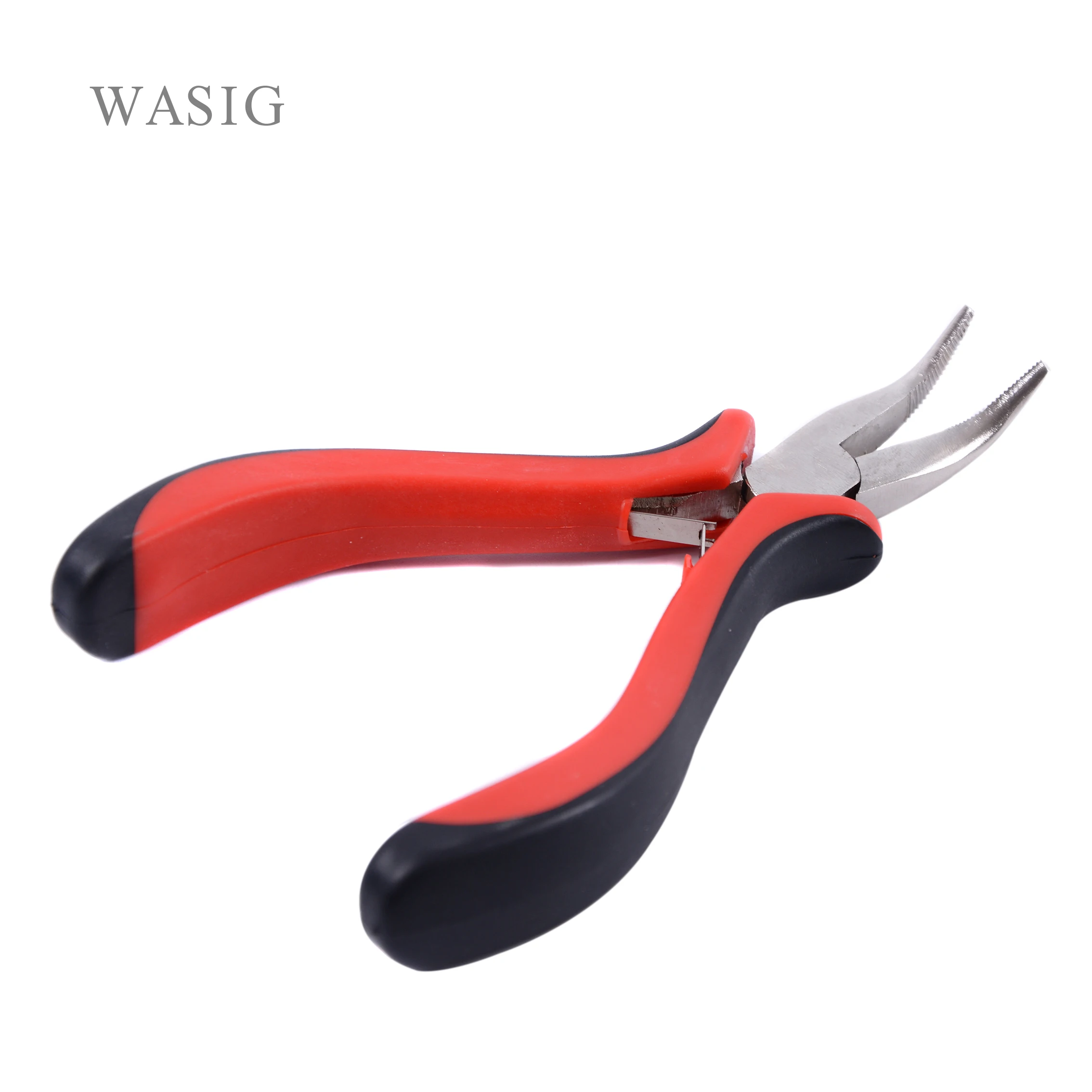 Bend tip pliers DIY Hair Extension Tool Clip Pliers for micro rings/links/beads & Feather hair extension