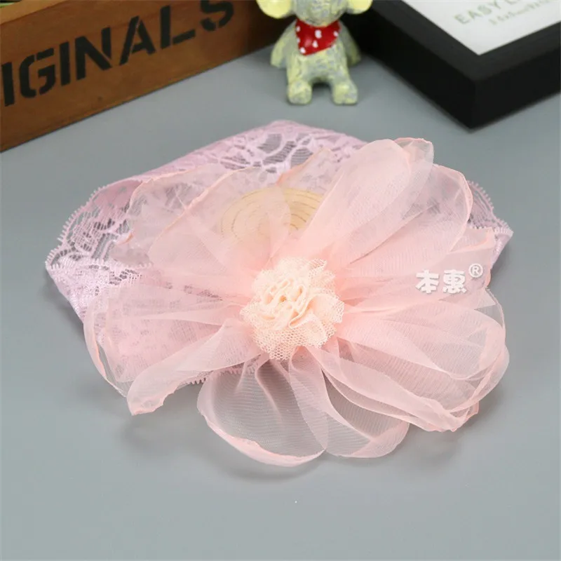 2020 korean hairband Newborn children Hair Accessories Lovely photographed photos Girl Lace Flower Hair Band Headband headwear