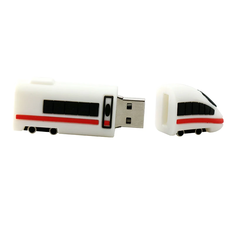 New Train USB Drive Real Capacity 4GB/8GB/16GB/32GB/64GB USB 2.0 Flash Drive Subway USB Memory Stick creative gift