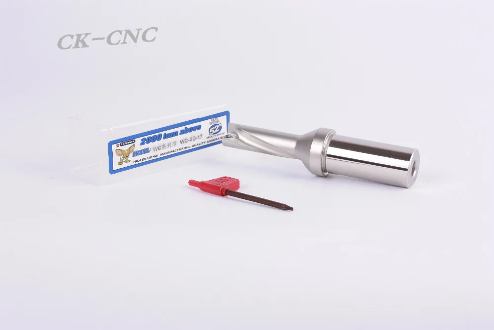 

hight quality WC-3D-17 C25 U drill indexable drill CNC TOOL 17mm-3D Machining length=51mm for WCMX03 insert