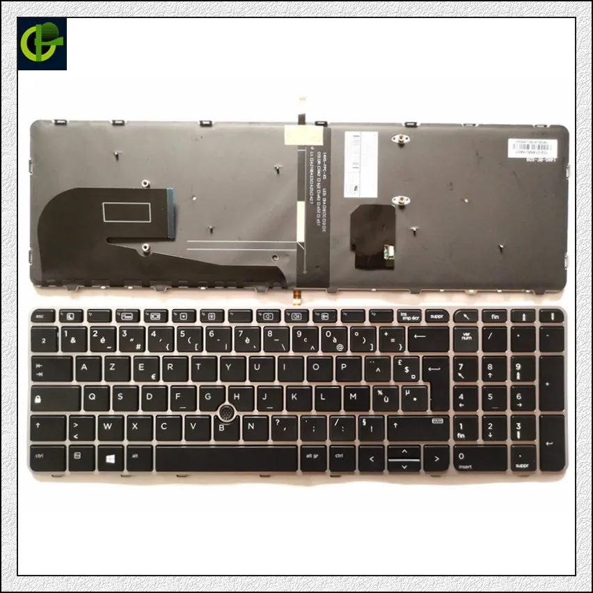 

French Azerty Backlit keyboard for HP EliteBook 850 G3 850 G4 755 G3 755 G4 ZBook 15u g3 g4 821157-161 HPM14N5 6037B0116710 FR