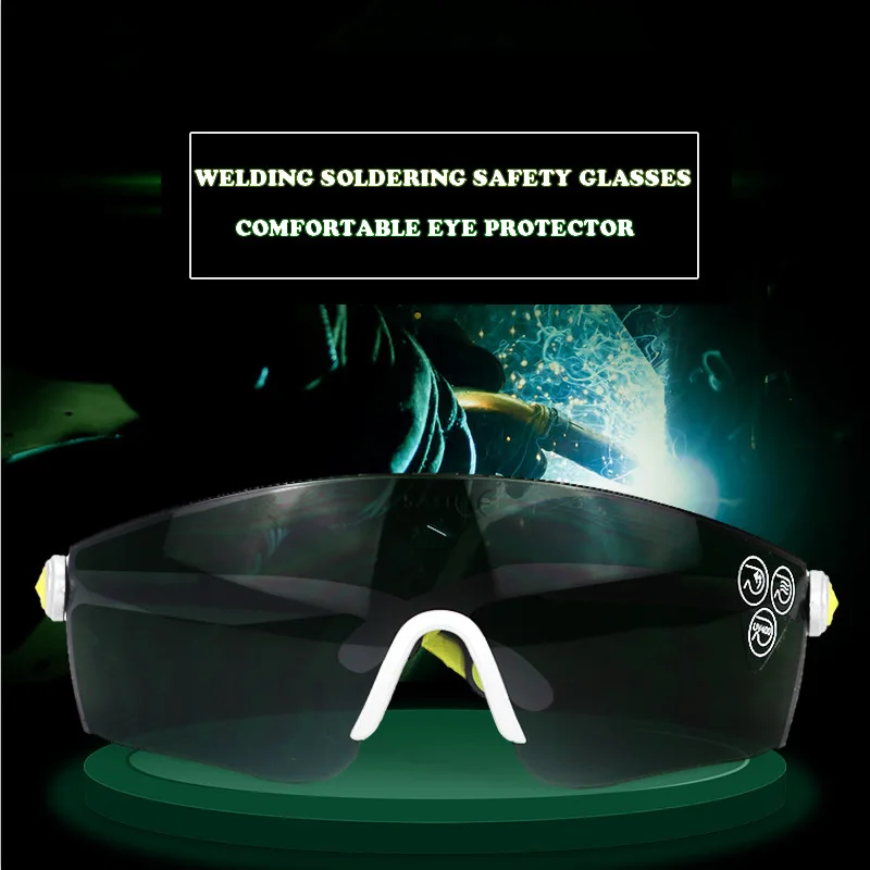 New Welding Safety Goggles For Welding Flaming Cutting Brazing Soldering Eye Protector Work Safety Glasses