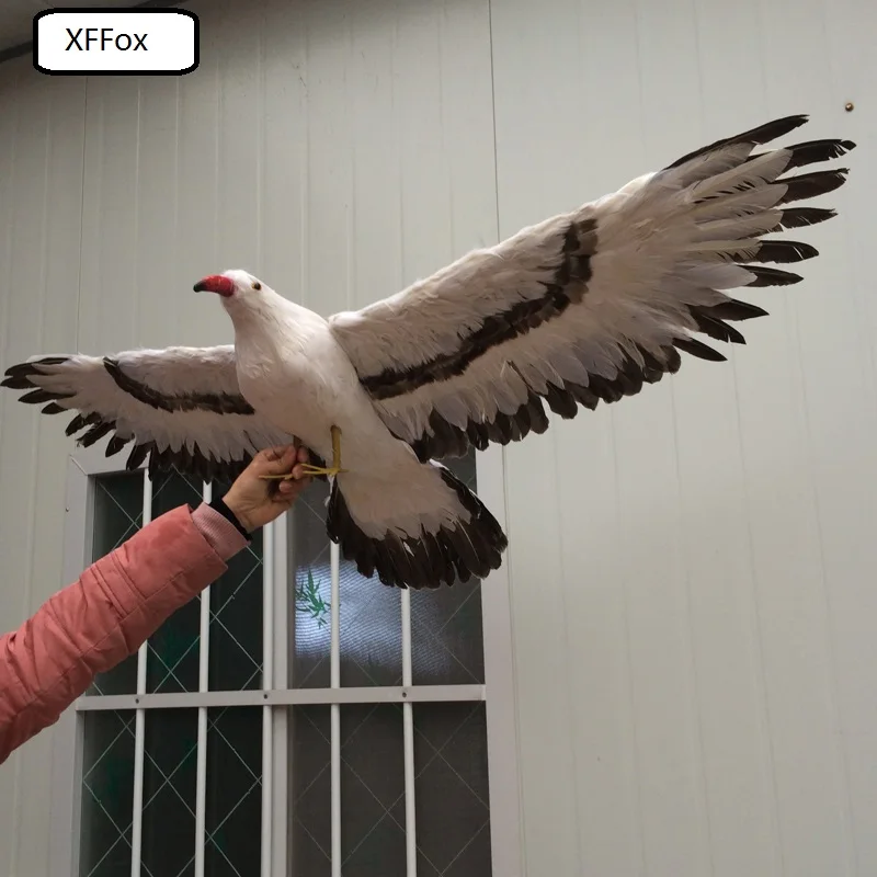 

big real life Seagull model foam&feather wings seagull bird doll about 50x100cm xf0024