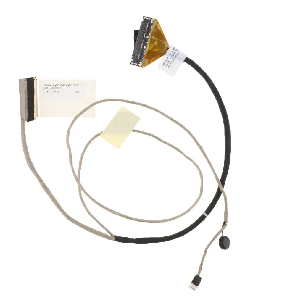 Notebook Bildschirm LVDS Kabel Für Asus K56 K56C K56CM K56VM K56CA K56CB K56E S56C A56 A56C 14005-00600000 FLEX band Stecker