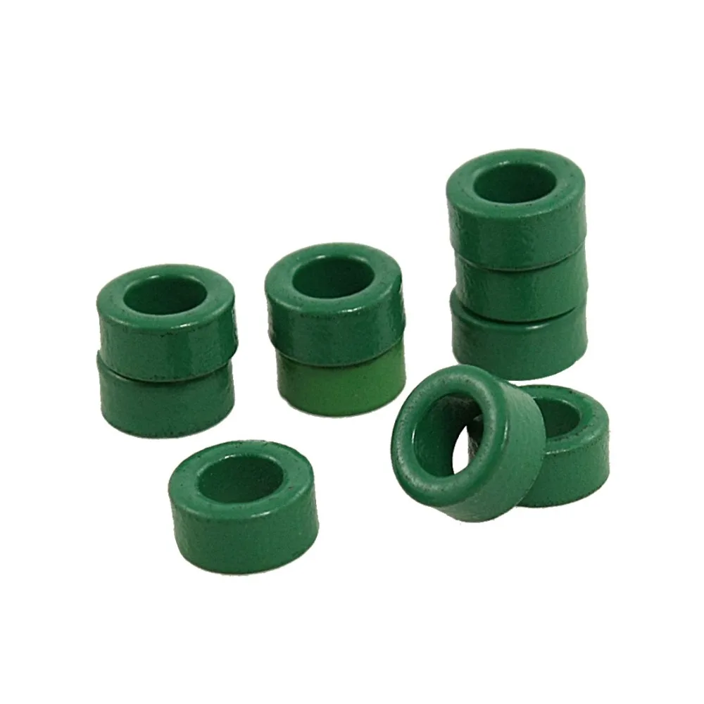 10Pcs 10x6x5mm Green Ferrite Core Coil Ring Inductor Coils Used Widely in Inductors Power Transformers Welding Transformers