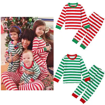 UNIKIDS Xmas Children Baby Kid Girl Boy Nightwear Pajamas Pyjamas Sleepwear Suit Christmas