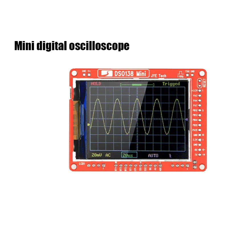 DSO138 Mini Digital Oscilloscope DIY Kit SMD Parts Logic Analyzer Pre-weld E-learning Set 1MSa / s 0-200KHz