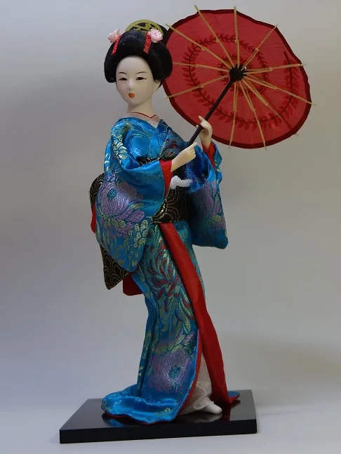 2019 Mới Tượng Dân Tộc Geisha Nhật Bản Búp Bê Kimono Búp Bê Belle Cô Gái Nữ Bộ Trang Trí Nhà Thu Nhỏ Các Bức Tượng Nhỏ