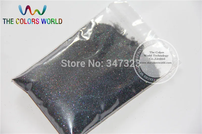 0.2mm Laser black Color Glitter Powder Shining Dust