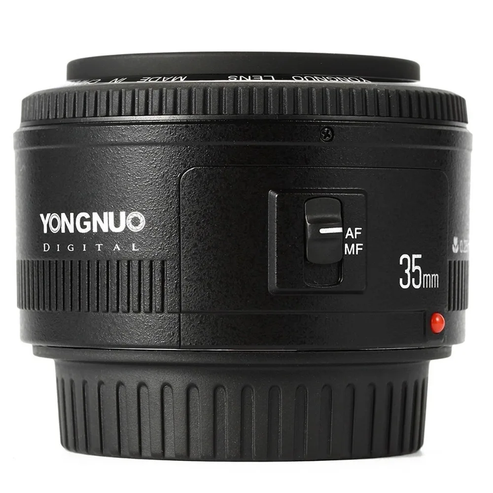 YONGNUO – objectif autofocus à grande ouverture pour appareil photo DSLR, pour Canon EOS 5DII 5DIII 650D 600D 450D 60D 7D 7DII 6D 30D, 35mm