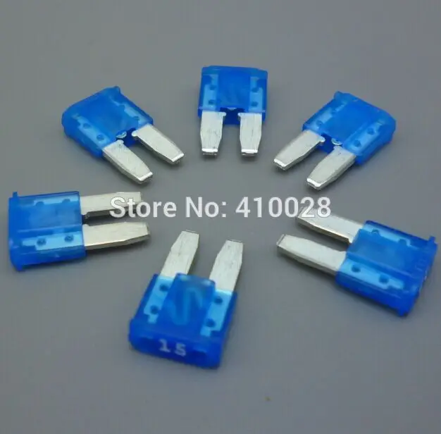 500pcs 8mm 15A  auto micro  Mini Blade Fuse  Car fuse