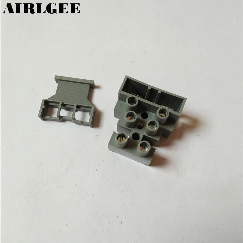 

3 Pole 10mm Pitch 5x20mm Fuse Terminal Block Gray 10Pcs Free shipping