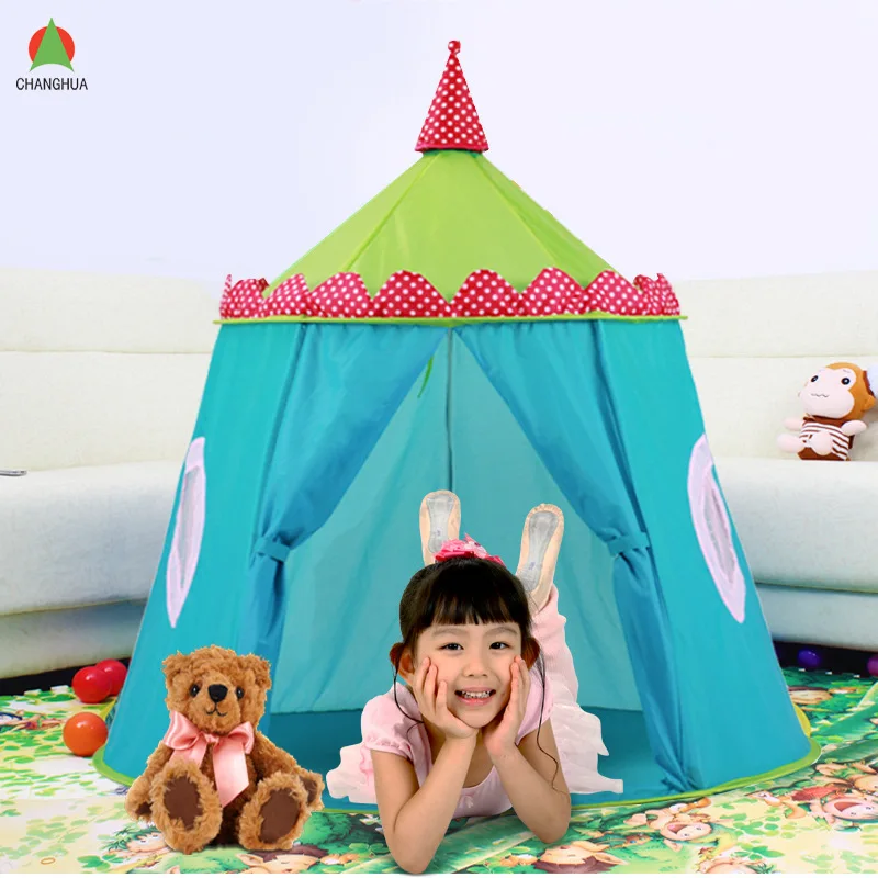 

Children's play house 125cm Princess Castle outdoor tent strawberry yurt tent