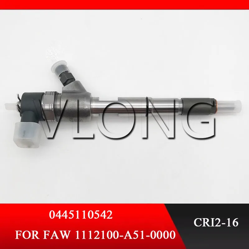 4PCS Genuine New Common Rail Four-cylinder Inyector 0 445 110 542 Fuel Injector Assembly 0445110542 1112100-A51-0000 For FAW 498