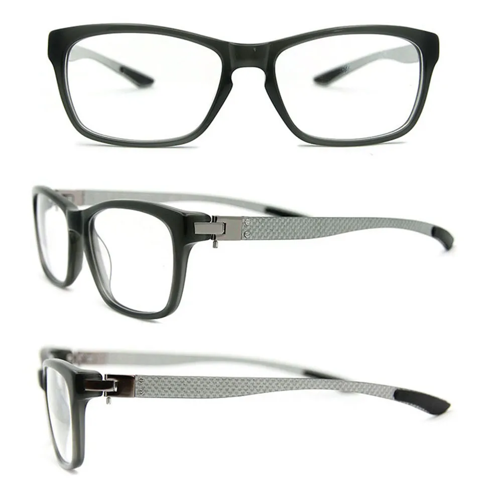 Free Shipping Wholesale (5pcs/lot)New 2014 Eyeglasses Frame Grade Spectacle Frame Carbon Fiber Retro Vintage Glasses