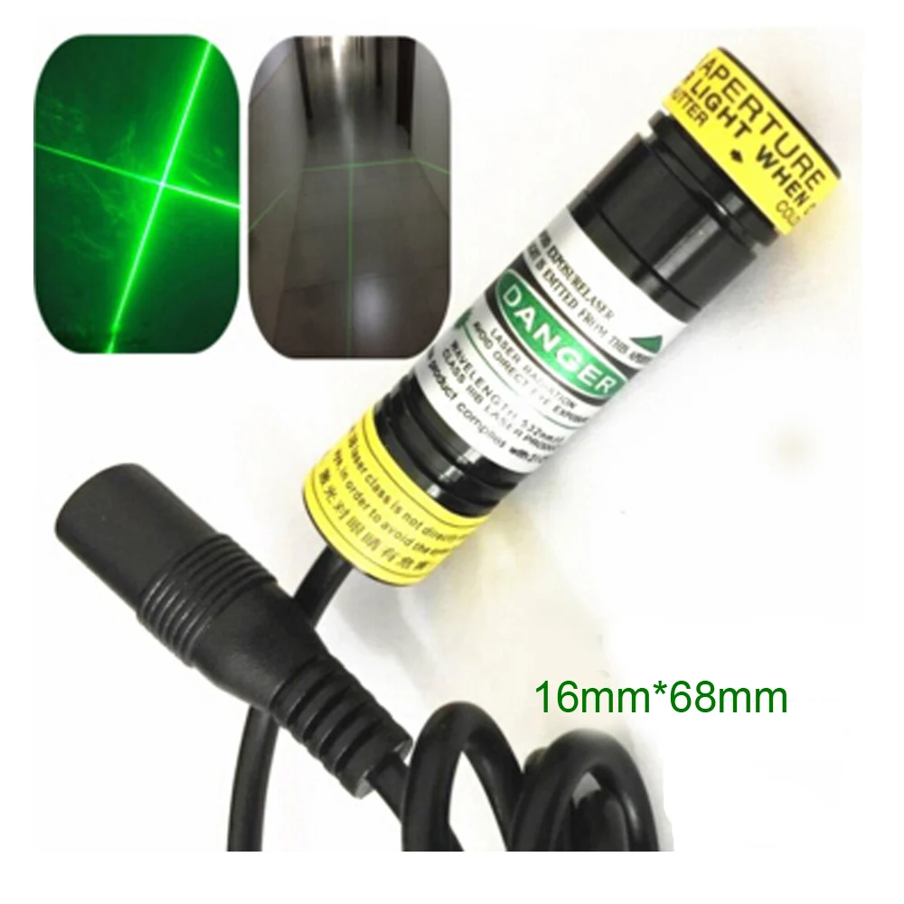 

Grass Green Cross Laser Module Diode Marking Machine Laser Light 20mw 515nm