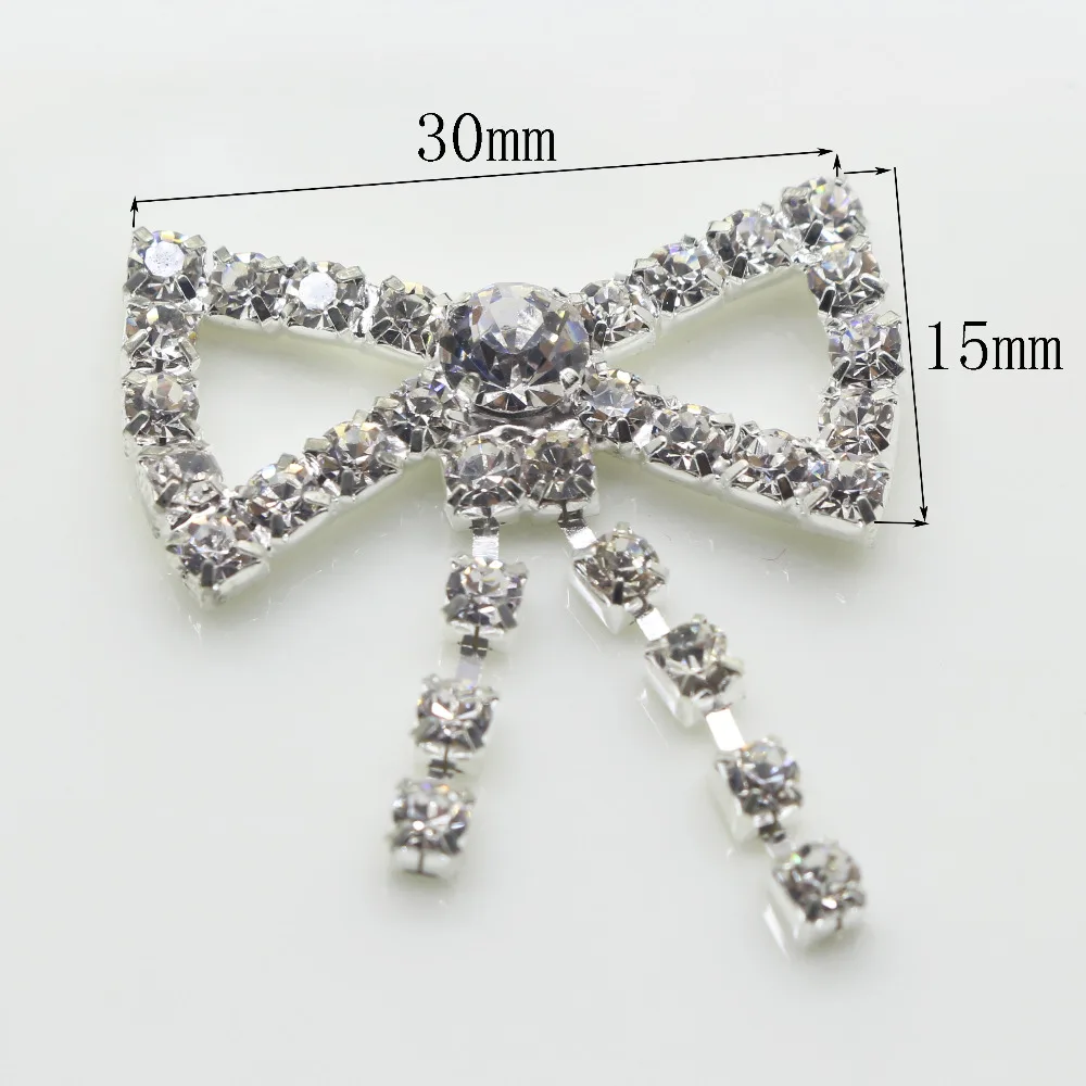 Stunning Clear Rhinestone Buckle Ribbon Slider DIY Belt Bags Shoes Wedding Invitations Decoration, Hair Flower Center Scrapbooki