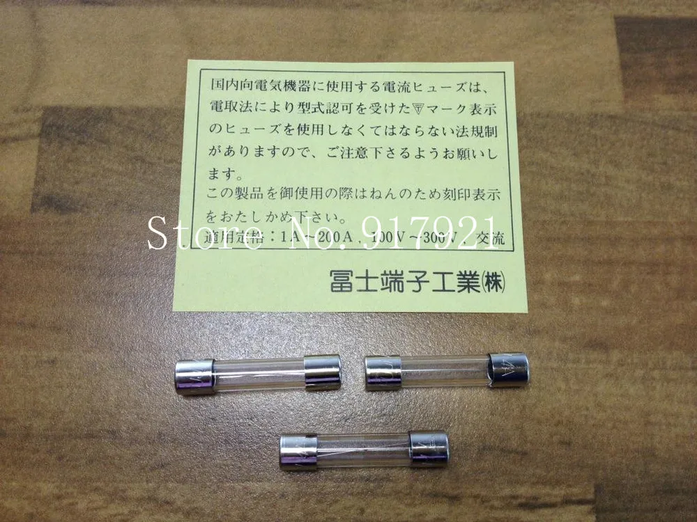 [ZOB] The original Japanese Fuji FUJI FGBO 32-826 4A 125V 6X30MM glass tube fuse  --100pcs/lot