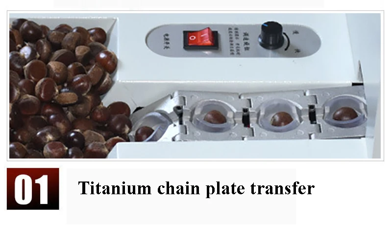 Máquina comercial de corte de castanhas máquina de abertura de artigo único cortador de castanhas máquina de processamento