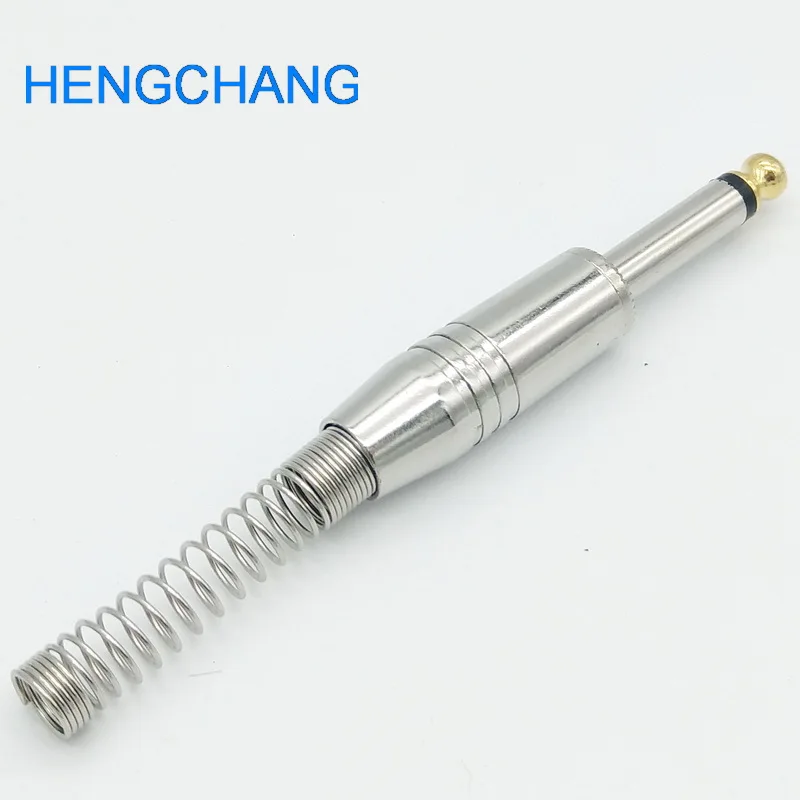 2 pole 6.35 มม. ตัวเชื่อมต่อ 1/4 6.35 มม.