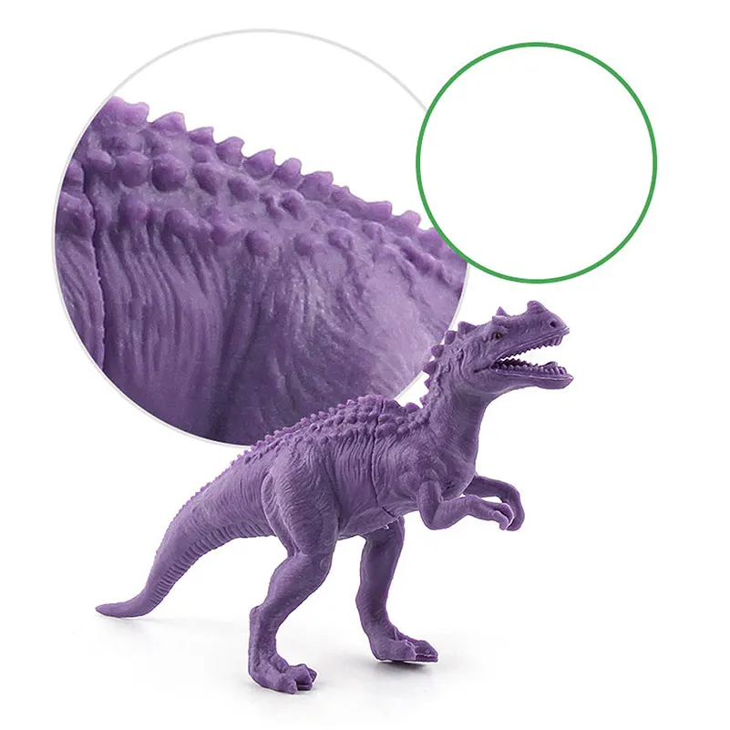 12Pcs/set Dinosaurs Model Toys Plastic Realistic Vivid Action Figures Animal Play Collection Kids Children Educational Gift