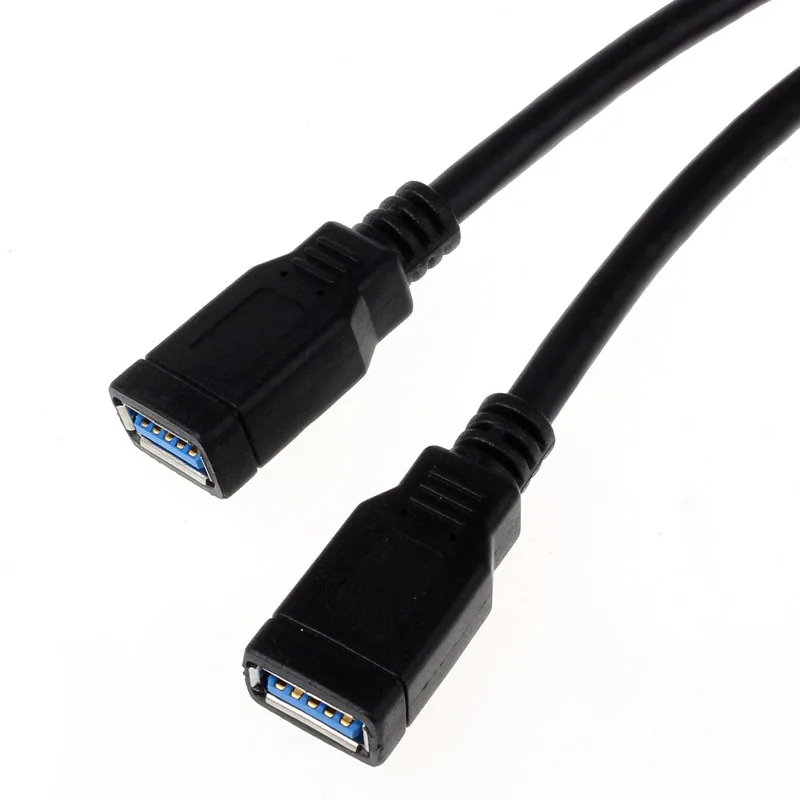 USB 3.0 Adroit 2포트 암-20핀 헤더 마더보드 케이블 확장 어댑터 XS7329 드롭 배송